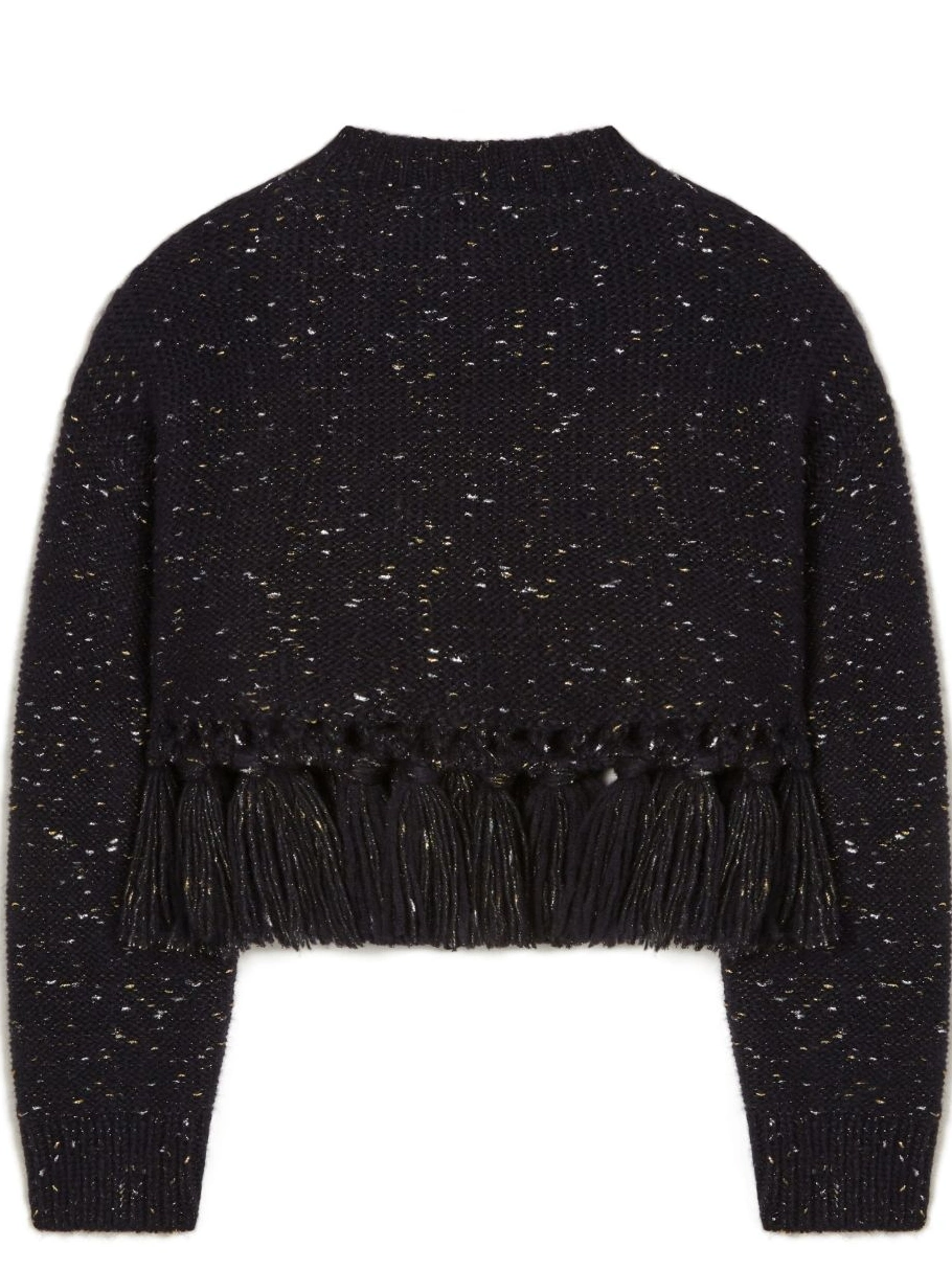 Affordable speckle-knit tasselled The Alanui jumper Astral Women 0804